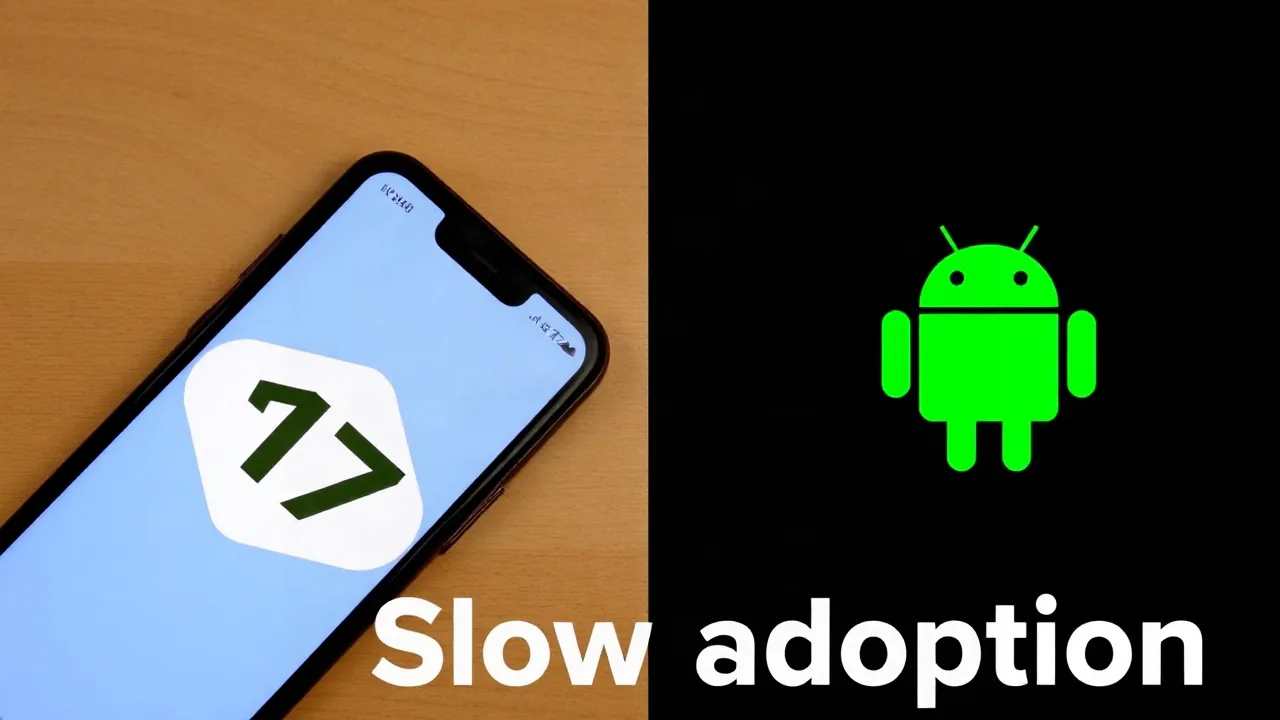 Android 17 Adoption Trails Behind Android 11's Dominance
