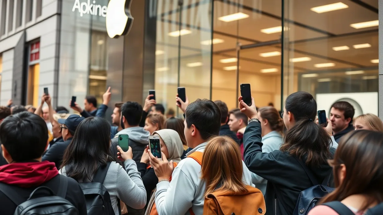 Apple's First Foldable iPhone Duo Sparks Fan Frenzy Nationwide