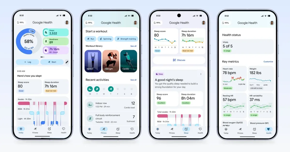 Google Health 5.0 Arrives on Android with New Stats Widget