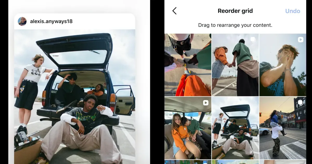 Instagram Grid Reorganization Now Available to All Users