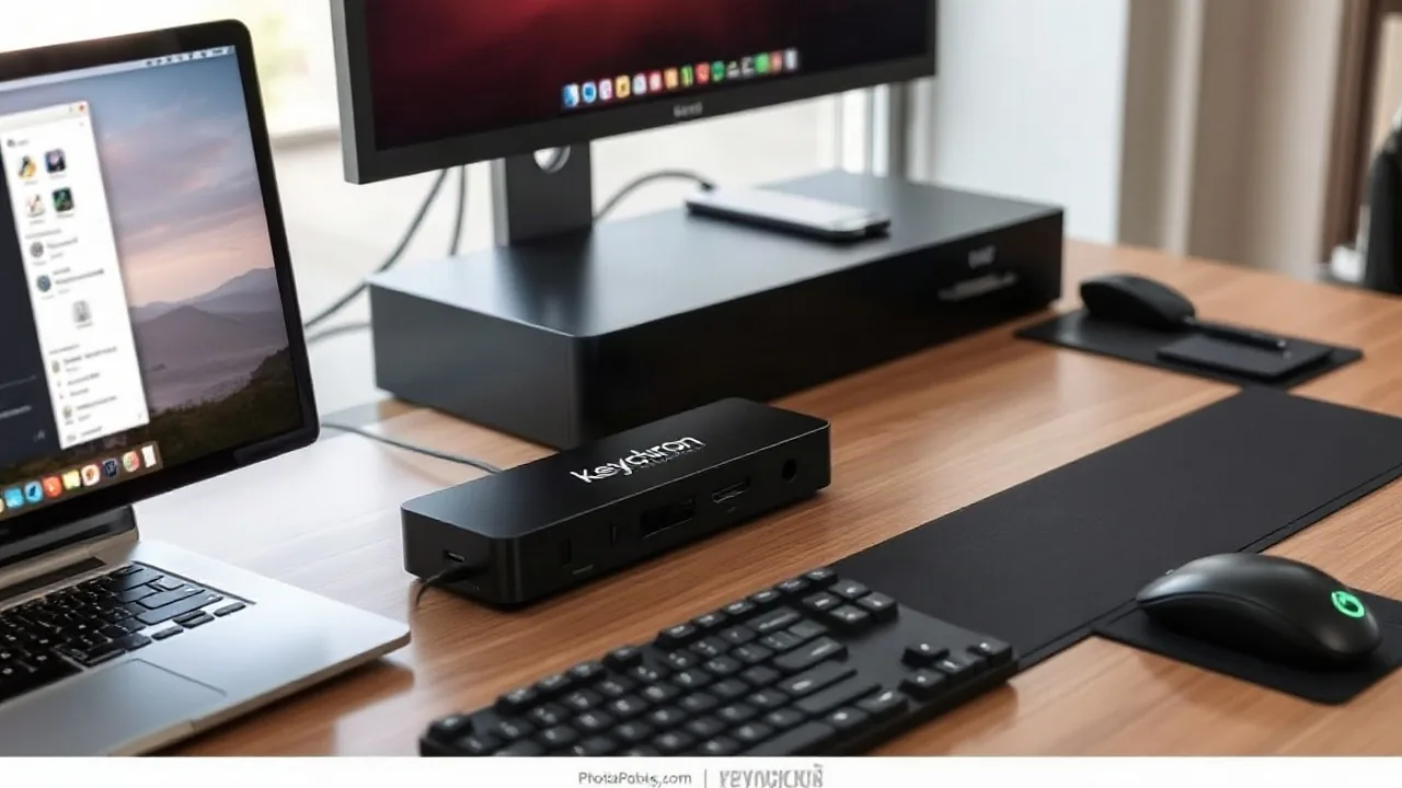 Keychron Thunderbolt 5 Dock Offers Sensible Features for Users