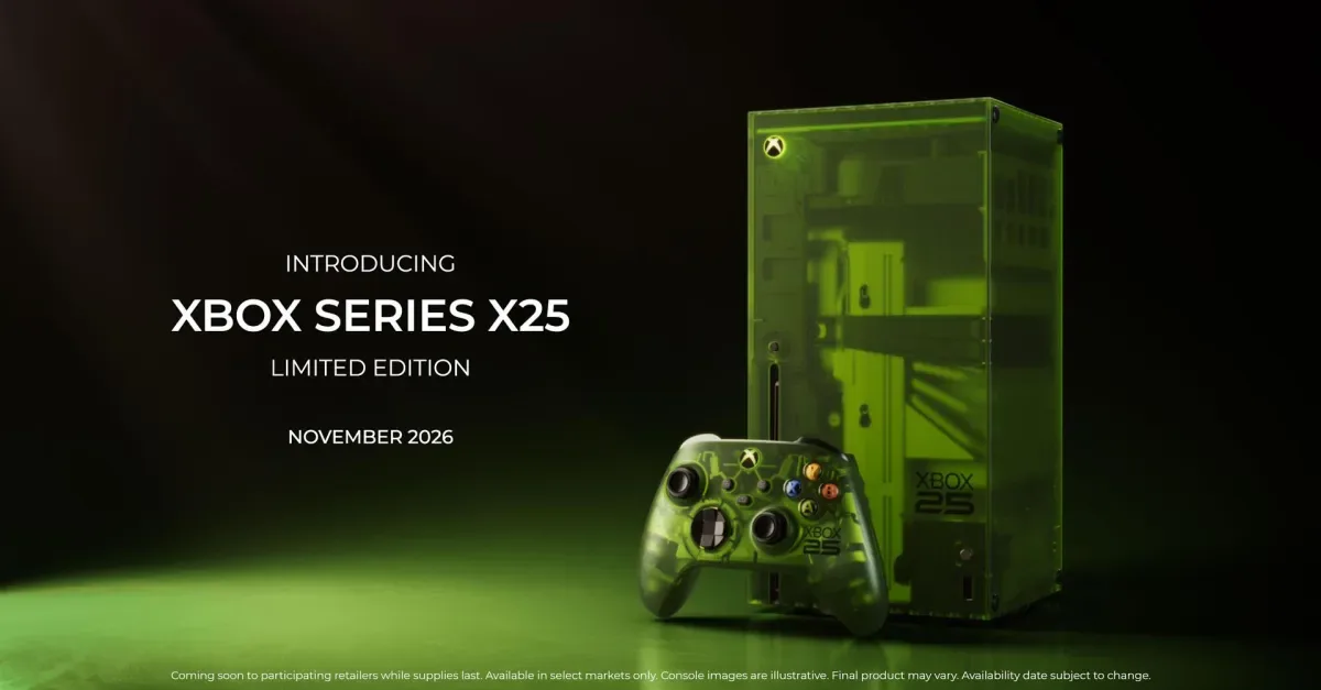 Microsoft Unveils Limited Edition 25th Anniversary Xbox Console