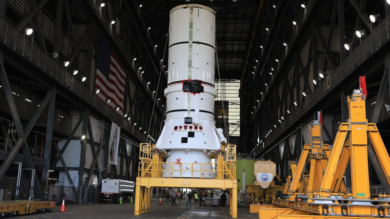 NASA Begins Artemis III Rocket Stacking for 2027 Moon Mission