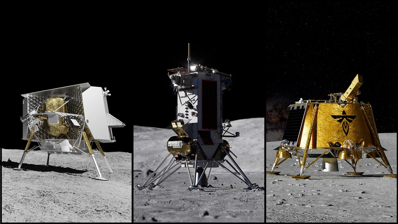 NASA Awards $590 Million for Lunar Lander Missions to Support Moon Base