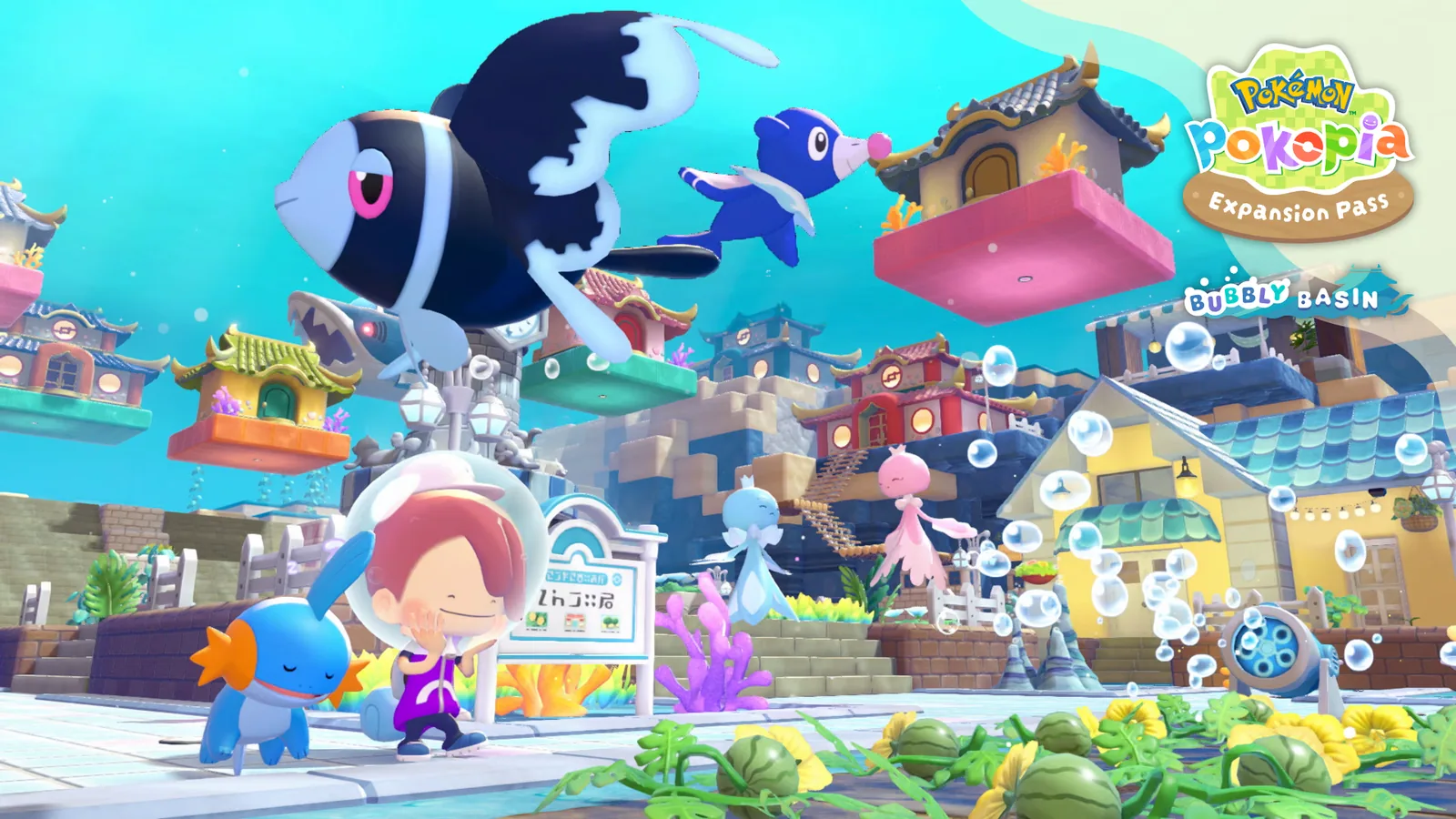 Pokémon Pokopia Expansion Pass: Bubbly Basin DLC Launched