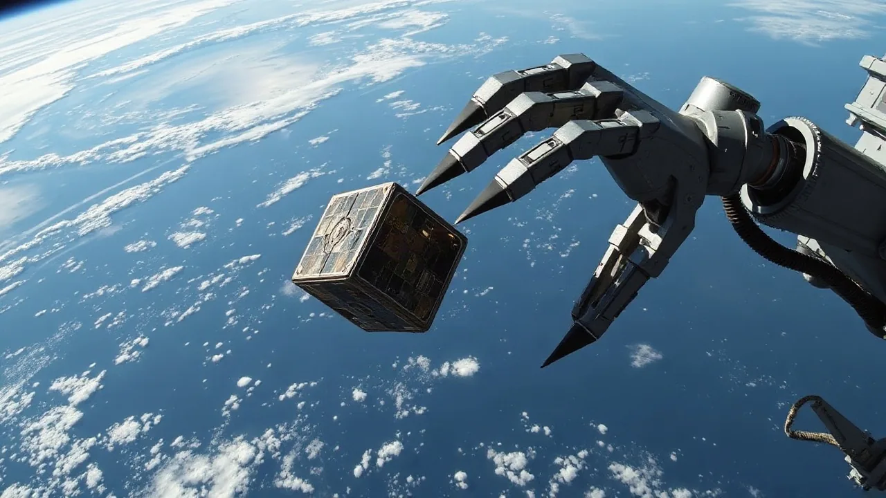 Robotic Claws to Capture Space Debris in $80 Million Mission