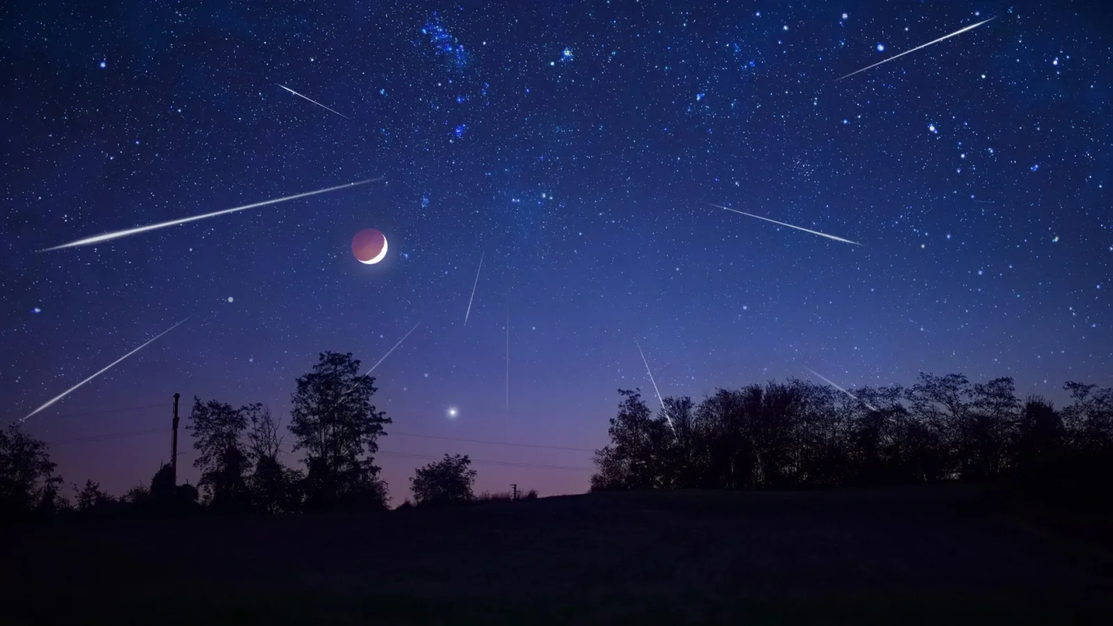 Solar Eclipse, Perseid Meteor Shower Peak on Same August Night