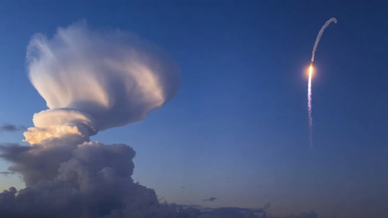 SpaceX Rocket Creates 'Space Jellyfish' Over Florida