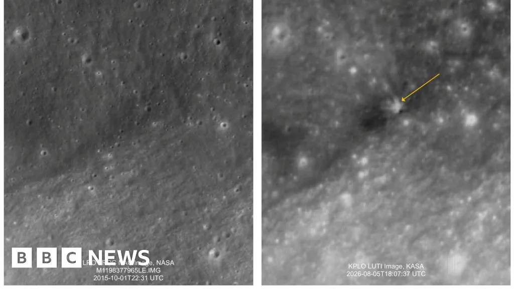 SpaceX Rocket Debris Leaves Crater on Moon, South Korea Shares Images