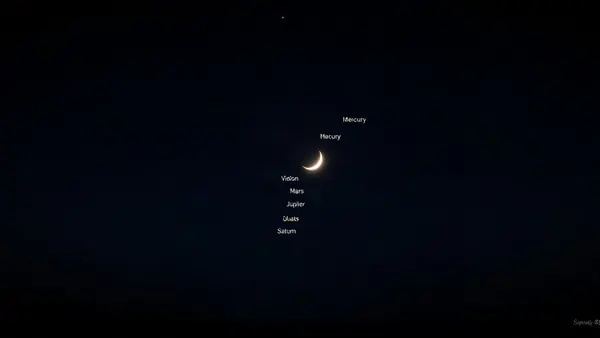 5 Planets and Harvest Moon Illuminate September 2026 Sky