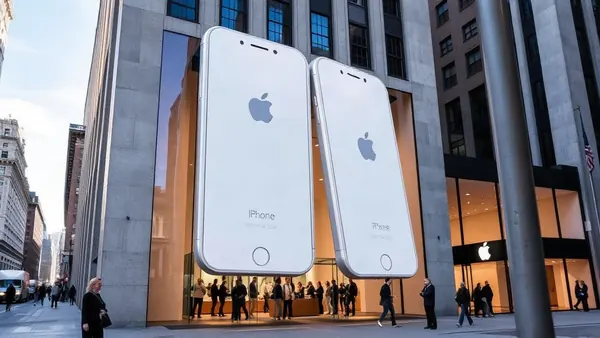 Apple Fifth Avenue Features Giant iPhone Duo Displays