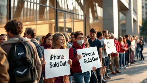Apple iPhone Duo Sells Out Amid Unprecedented Demand