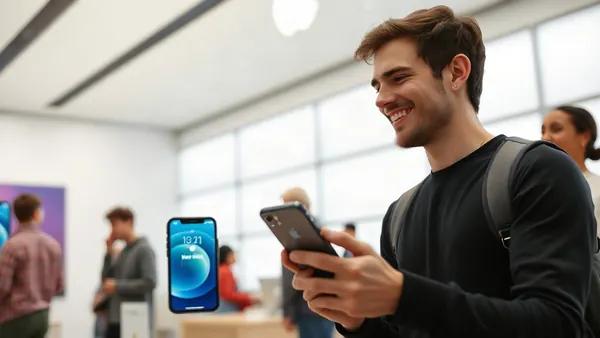 Apple Stores Personalize iPhone Startup Screens for New Duo Feature