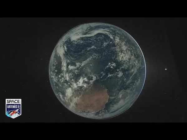 Artemis II Mission Footage Shows Satellites Orbiting Earth