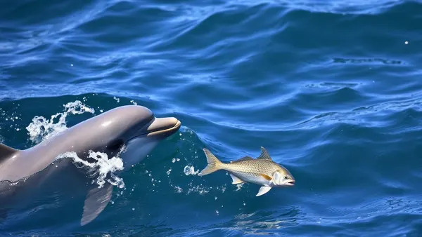 Australian Dolphin 'Bubbles' Forces Fish to Vomit for Meals