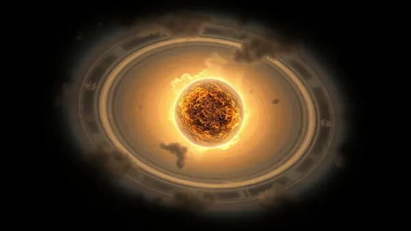 Astronomers Spot 'Cosmic Hamburger' Planet-Forming Disk