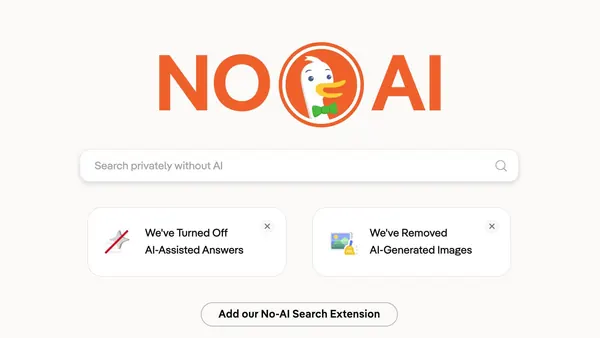 DuckDuckGo Sees Surge in 'No AI' Search as Google Embraces AI
