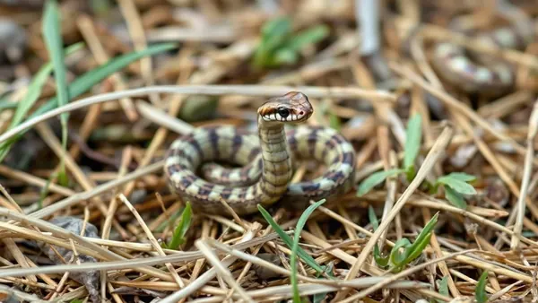 Dwarf Reed Snake's Cartwheeling Escape Reaches 9 MPH