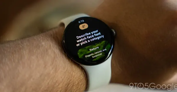 Google Pixel Watch 5 Features AI Watch Face Generator