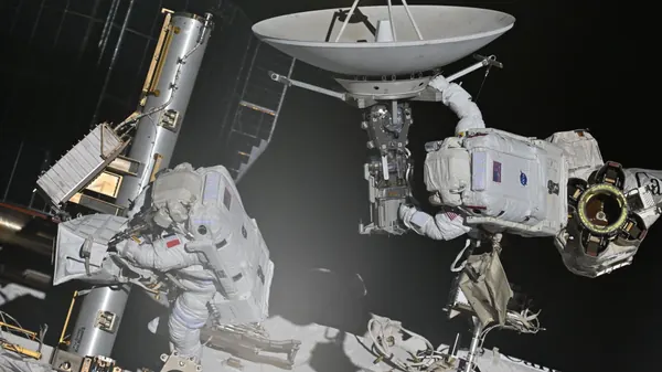 Astronauts Complete Historic ISS Spacewalk to Replace Antenna