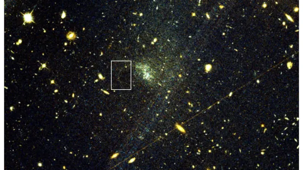 Hubble Image Reveals Stellar Stream, Offering New Dark Matter Clues