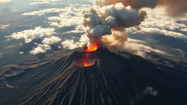 ISRO Satellite Films Mount Ruang Eruption in Stunning Time-Lapse