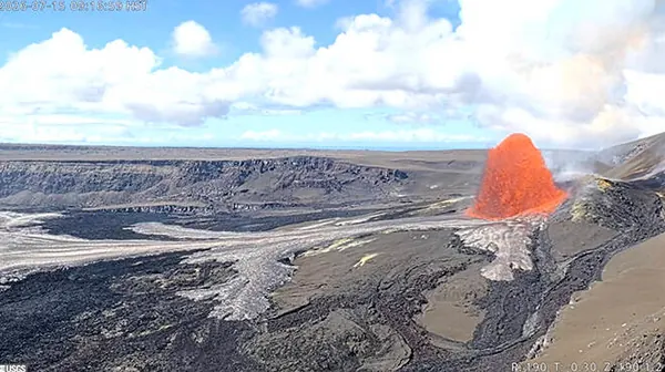 Kilauea's Halemaumau Crater Sees 51st Lava Fountain Episode