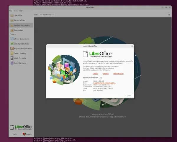 LibreOffice 26.8 Brings Performance Boosts, New Writer, Calc Features