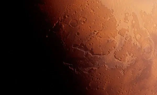 Mars Crescent Image Offers New Details From Psyche Spacecraft