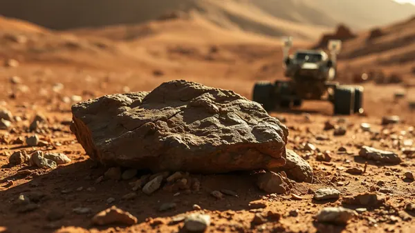 Mars Rock Sample Holds Clues to Ancient Life, Awaiting Return to Earth