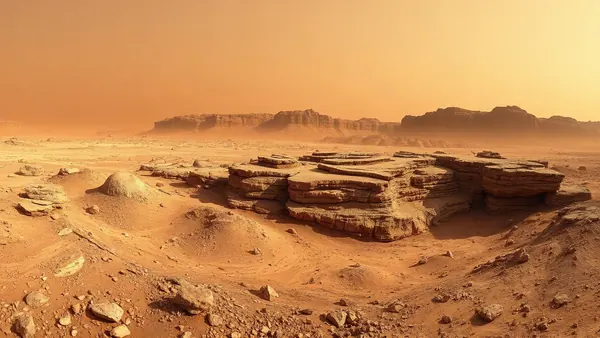 Mars Rocks Show Evidence of Three Ancient Water Eras