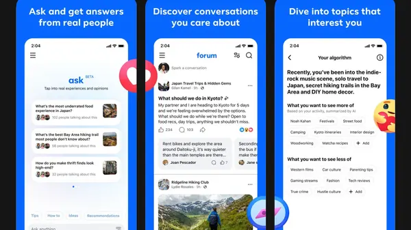 Meta Launches Forum App for Facebook Groups Discussions