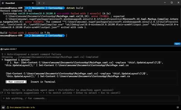 Microsoft's Intelligent Terminal Integrates AI Agents into Command Line