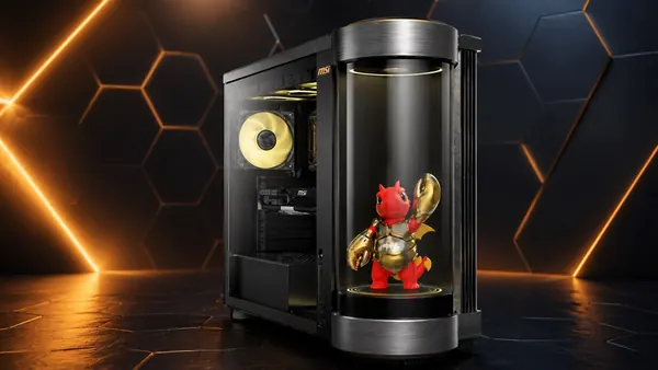 MSI's Vision X2 Desktop Features Talking Holographic AI Pet