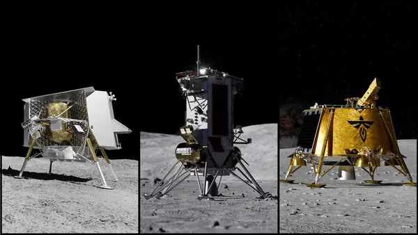 NASA Awards $590 Million for Lunar Lander Missions to Support Moon Base
