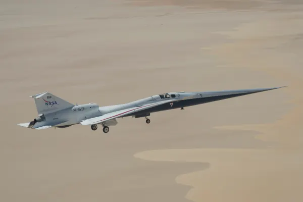 NASA's X-59 Aircraft Nears First Supersonic Flight Milestone