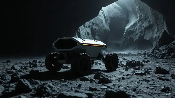 Origami Rover Wheels Aid Moon Lava Tube Exploration