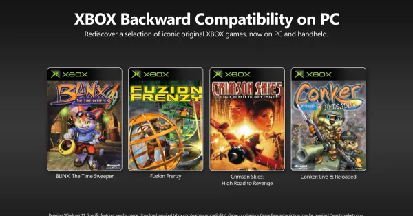 Original Xbox Games Now Playable on PC