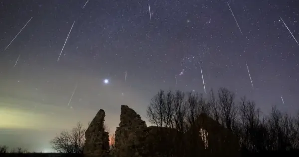 Perseid Meteor Shower Peaks With Partial Solar Eclipse View