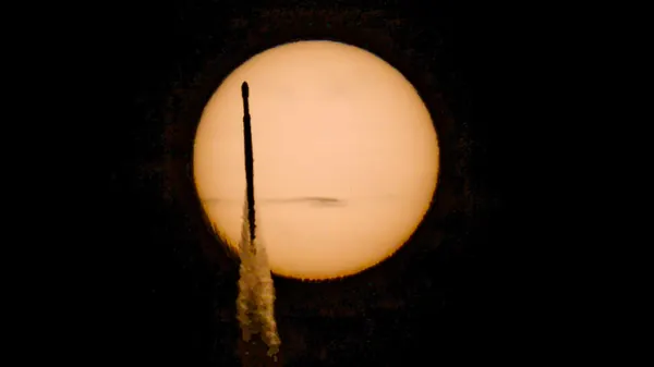 NASA's Roman Telescope Launched by SpaceX Falcon Heavy, Photographed Crossing Sun