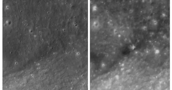 SpaceX Rocket Crater Captured in First Moon Images by Korean Orbiter