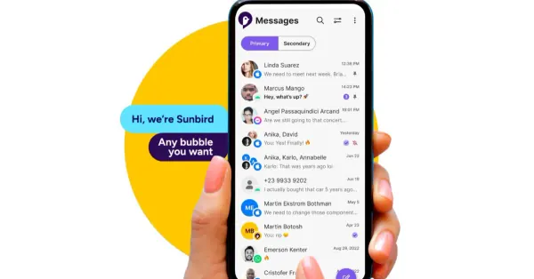 Sunbird iMessage App Returns for Android Users
