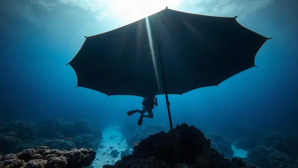Underwater Umbrellas Aid Coral Reef Recovery in Caribbean Trials