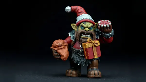 Warhammer 40,000 Unveils Festive Da Red Gobbo Miniature