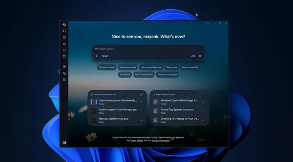 Windows 11 Copilot Gains PC Health Insights Feature