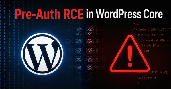 WordPress Core Vulnerability Exposes Sites to Code Execution