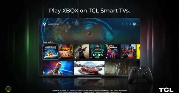 Xbox App Lands on TCL TVs Alongside New Cloud Gaming Options